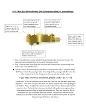 Brake line to valve instructions
