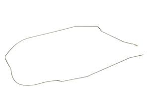 Prebent Brake Line. Front to Rear Line, Runs Down Passenger Side To Rear Axle Hose, Fits 1955-57 Chevy Bel Air, 210 & 150