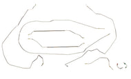 1957 Nomad Stainless Compete Vehicle Prebent Brake Line Set For Aftermarket Power Disc Brakes