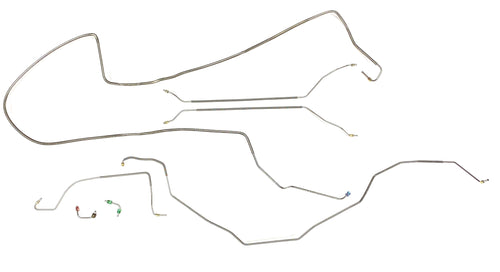 1967 Impala Compete Vehicle Prebent Brake Line Set For Aftermarket Power Disc Brakes