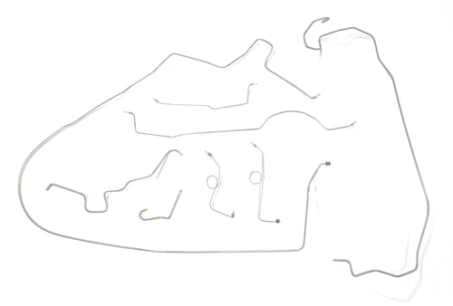 Prebent Brake Lines- Fits 72 Chrysler Imperial - 8 3/4