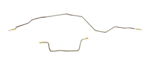 Rear Axle Brake Line Pair Compatible w/ Jeep Cherokee 97-01 non ABS with Chrysler rear axle