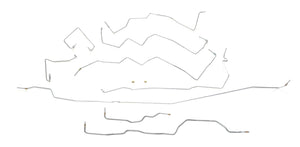 Complete Brake Line Kit In Stainless Steel Compatible With 2002-2004 Jeep Grand Cherokee