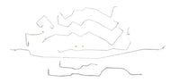 Complete Brake Line Kit In Stainless Steel Compatible With 2002-2004 Jeep Grand Cherokee