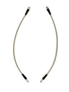 Universal Braided SS Brake Hose, 16" Long with 7/16" Banjo (No hardware)