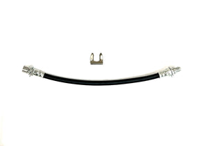 Universal Rear Rubber Brake Hose, 13.75" Long with clip