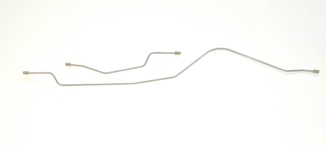 Rear Axle Brake Line Pair Prebent - 66-72 Chevy & GMC C10/C15 2wd