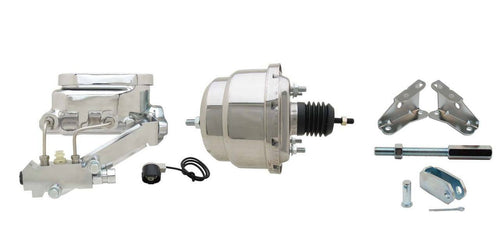 Street Rod or 55-72 GM Complete Brake Booster Assembly- Brake Booster, Master Cylinder and Combination Valve