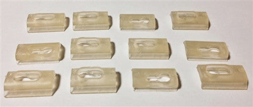 1970 - 1981 Camaro and Firebird Top Door Chrome Reveal Molding Clip Set