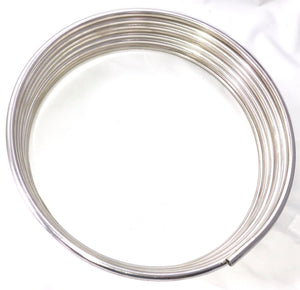 16 Ft of 3/8" Stainless Steel Fuel Line Tubing Coil, Grade 304, Made in USA