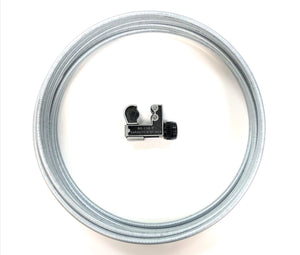 Roll of 25 ft. Zinc Plated 3/16" Brake Line Tubing w/ Tube cutter