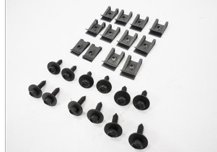 1974 - 1977 Camaro Front Bumper Filler Panel Hardware Set, 24 Piece