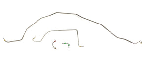 Front End Prebent Brake Line Kit Compatible with 1964-72 Chevelle, El Camino & Malibu With Aftermarket Disc Conversion Style Valve Mounted Next To Master Cylinder. 4pc Kit