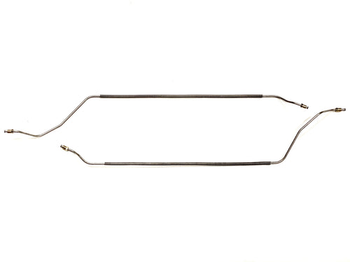 Rear Axle Brake Line Pair - 2 Lines on Rear Axle Compatible With 1964-1972 Chevelle, Monte Carlo & El Camino