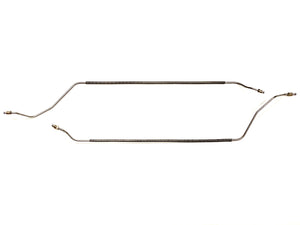 Rear Axle Brake Line Pair - 2 Lines on Rear Axle Compatible With 1964-1972 Chevelle, Monte Carlo & El Camino