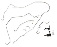 68-72 Chevelle / Malibu Hardtop. Brake line kit fits only power brakes with the included adjustable 5 port valve. Includes Front Line Kit, Front to Rear Line, Valve and Bracket