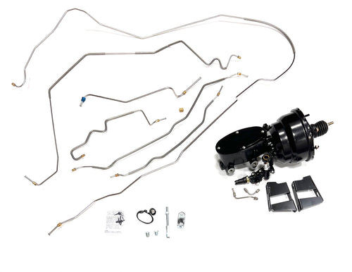 64 - 67 Chevelle Convertible and El Camino Brake Line Kit and 8