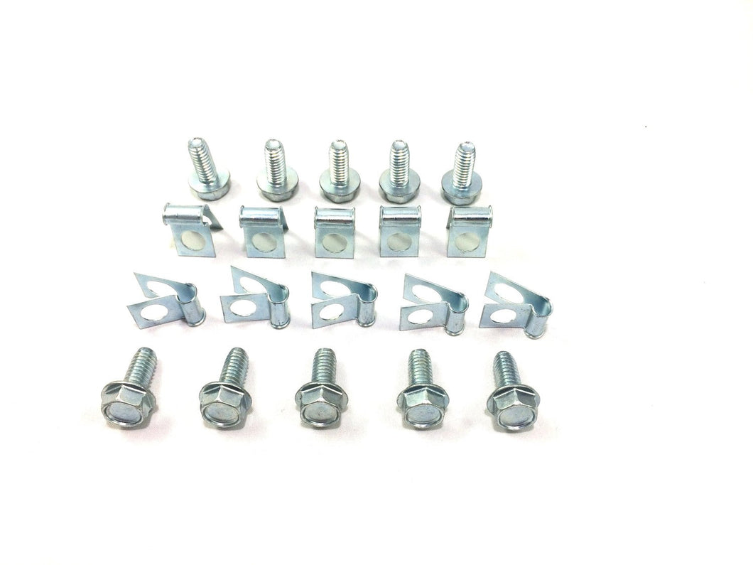 5/16 Brake/Fuel/Transmission Line Clip with fastening bolts (20