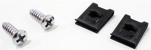 Console Screws Set with Clips, Mounting, Front Side Bracket, 4 Pieces