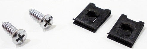 Console Screws Set with Clips, Mounting, Front Side Bracket, 4 Pieces