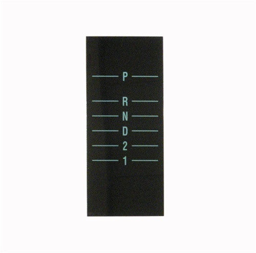 1970 - 1972 Camaro Console Shift Plate Pattern Insert for 3 speed Automatics