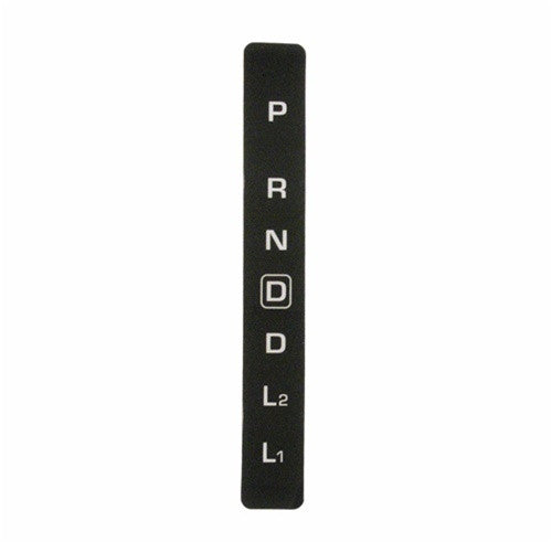 1970 - 1981 F-Body Automatic Shifter Plate Pattern Decal Insert for Overdrive Transmissions
