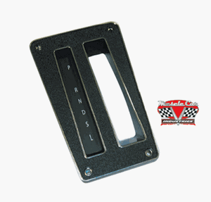 1970 - 1981 Camaro / Firebird Console Shifter Plate, Automatic, Small Letter Font