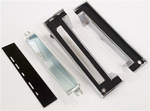 1966 - 1967 Chevelle Console Center Shifter Plate Bezel Kit, Automatic