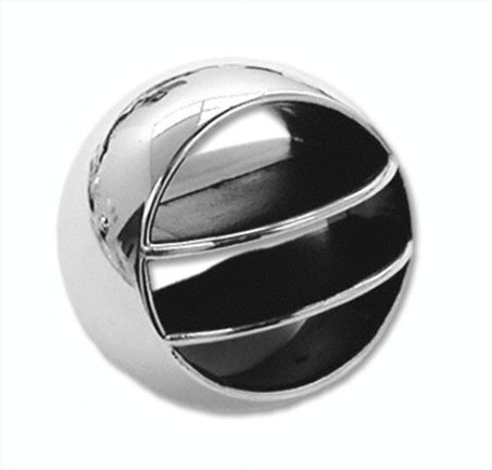 Dash Air Vent Ball ( Astro ), Side Air, Chrome