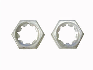 Brake Light Switch Retaining Nuts, Pair