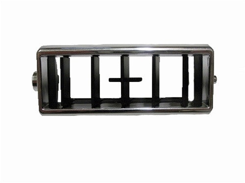 Dash Air Vent Outlet Louver Center Insert, Complete Outer Chrome Housing