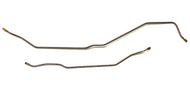 Rear Axle Brake Line Pair - 2 Lines on Rear Axle Compatible With 1970-1974 Camaro and Firebird