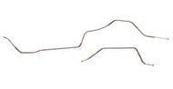 Rear Axle Brake Line Pair - Rear Drum, Standard Suspension Compatible With 1975-1981 Firebird (Pair)
