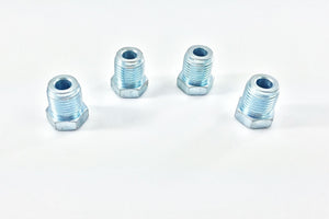 1/4" ISO/Bubble Flare Fitting 9/16-18 Thread (Pack of 4)