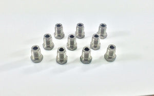 Stainless Steel Metric Brake Line Imperial & Bubble Flare Fitting for 3/16" Tube. 10 x 1 mm (Pack of 10)