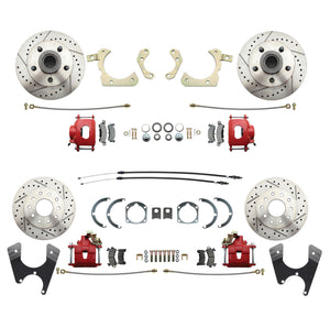 Click This Item to Customize! Front and 4 Wheel Disc Conversions for 55-68 Full Size Chevy