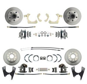 Click This Item to Customize! Front and 4 Wheel Disc Conversions for 55-68 Full Size Chevy