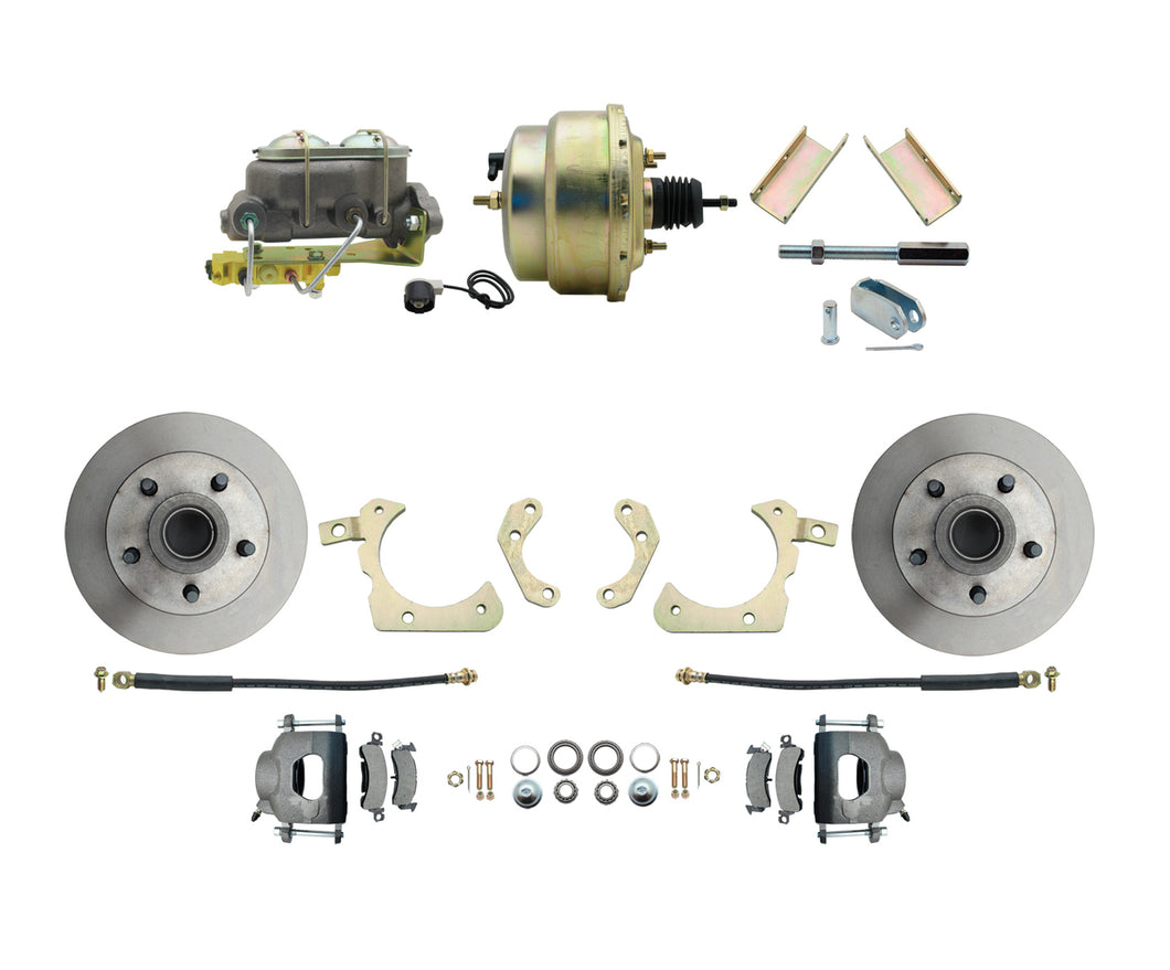 Click This Item to Customize! Front and 4 Wheel Disc Conversions for 55-68 Full Size Chevy