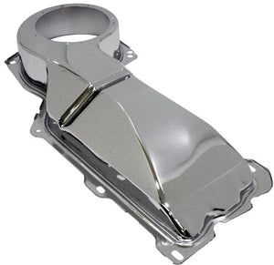 1964 - 1981 Chrome Heater Core Cover Box at Firewall for Small Block W/O AC