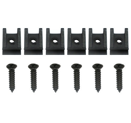 1974 - 1976 Headlight Bezel Mounting Screws and J-Clips Set, Z/28, 12 Pieces