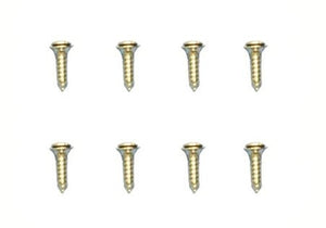 Door Panel Screws Set, Lower, Chrome, 8 Pieces
