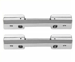 Door Panel Arm Rest Bases, Chrome, Pair LH and RH