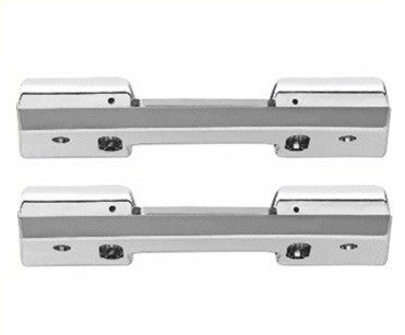 Door Panel Arm Rest Bases, Chrome, Pair LH and RH