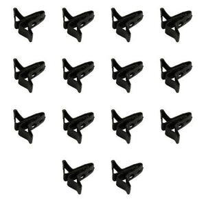1967 - 1969 Rear Headliner Metal Tack Strip Mounting Bracket Hardware / Clip Set, 14 PCS