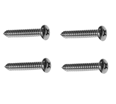 Headrest Escutcheon Plate Screw Set, 4 Pieces
