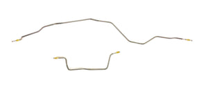 Rear Axle Brake Line Pair Compatible w/ Jeep Cherokee 97-01 non ABS with Chrysler rear axle