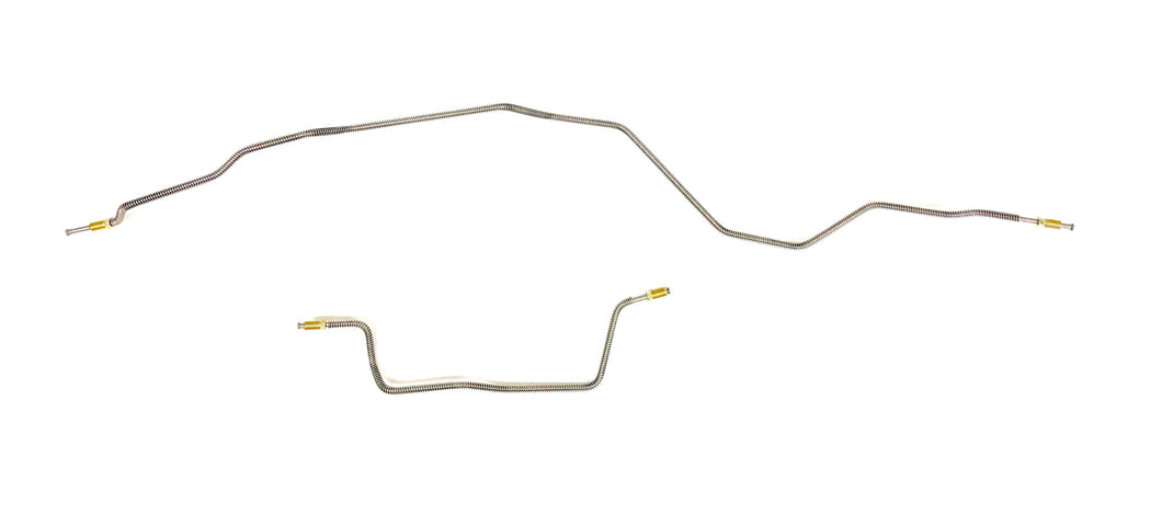 Rear Axle Brake Line Pair Compatible w/ Jeep Cherokee 97-01 non ABS with Chrysler rear axle