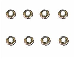 1970 - 1981 Firebird Marker Light Bezel Mounting Nut Set - 8 Pieces