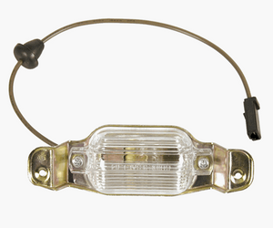 Rear License Plate Light Assembly, Bulb Included