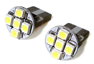 Marker Light Bulb / Dash Light Bulb, Ultra Bright LED, White, Pair